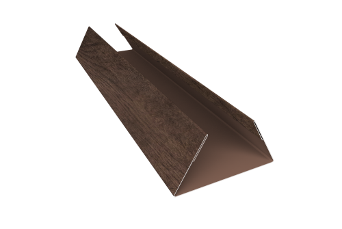 Планка стыковочная составная нижняя 0,45 Print Elite Antique Wood TwinColor (2м)
