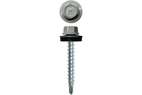 Саморез кровельный Daxmer 4,8х29 (250шт) сверло №1 RAL 9018