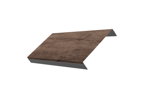 Ламель обратная 150 забора жалюзи Texas Grand Line 0,45 Print Premium Almond Wood Fresh