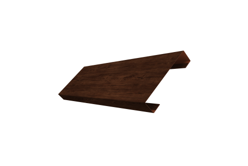 Ламель лицевая 100 забора жалюзи Texas Grand Line 0,45 Print Elite Cherry Wood TwinColor