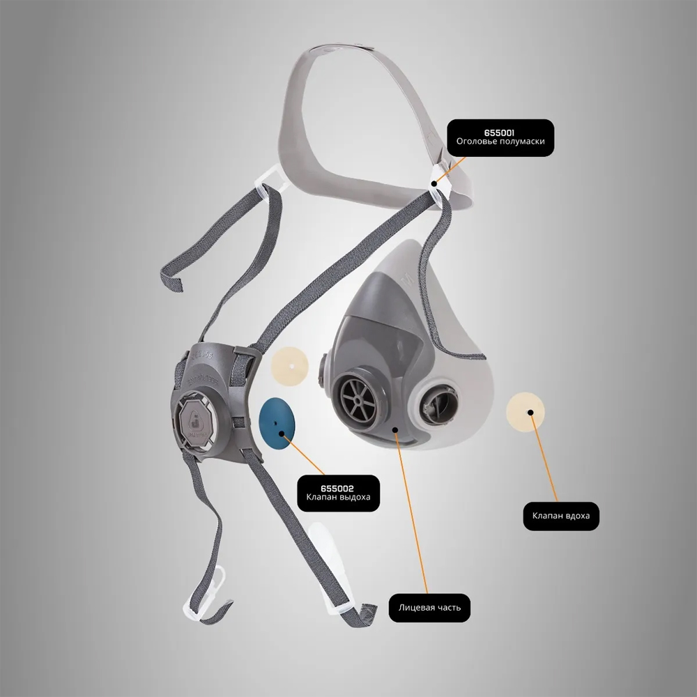 Фильтрующая полумаска JETA SAFETY 5500P-M