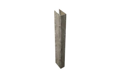 Стойка для забора жалюзи Texas (для калиток и ворот) Grand Line 0,45 Print Elite Nordic Wood TwinColor (3м)