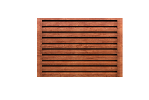 Ламель забора жалюзи Milan new Grand Line 0,45 Print Premium Rowan Wood Intense FTC