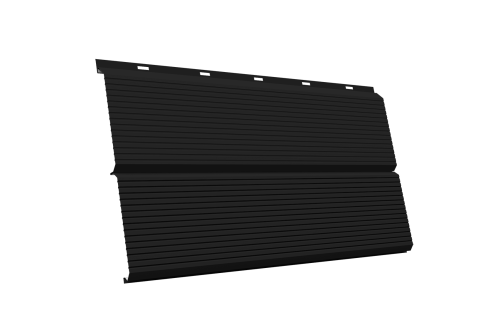 ЭкоБрус 0,345 Gofr Grand Line 0,45 Drap RAL 9005 черный