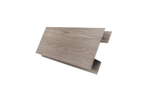 Планка H-образная Экобрус 0,45 Print Elite с пленкой White Wood TwinColor (2м)