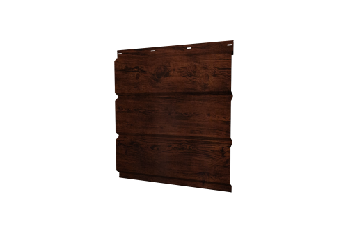 Софит металлический Классик Grand Line без перфорации 0,45 Print Elite с пленкой Cherry Wood TwinColor
