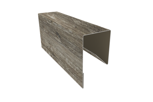 Планка П-образная заборная 17 Grand Line 0,45 Print Elite Nordic Wood TwinColor (3м)