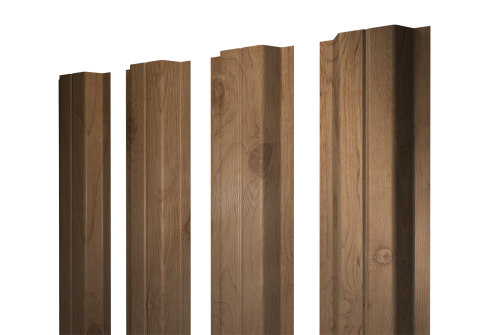 Штакетник П-образный A с прямым резом Grand Line 0,45 Print Premium Pine Wood Fresh