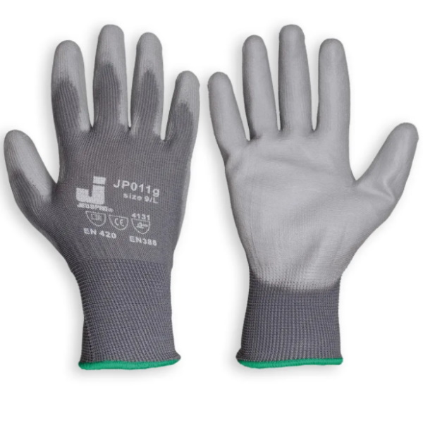 Перчатки c полиуретановым покрытием Jeta Safety 9/L