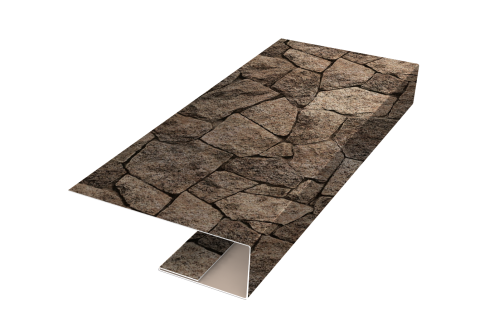 J-Профиль 12мм Grand Line 0,45 Print Elite King Stone TwinColor (2м)