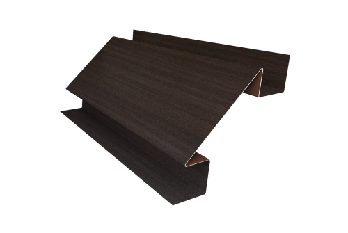 Планка угла внутреннего сложного Блок-Хаус new Grand Line 0,45 Print Elite Coffee Wood TwinColor (2м)