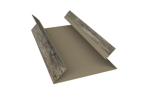 Планка угла внутреннего составная верхняя 0,45 Print Elite Nordic Wood TwinColor (2м)
