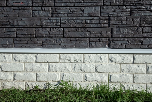 Панель ЯФАСАД Grand Line Крымский сланец Premium Acryl уголь