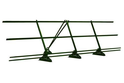 Ограждение кровельное со снегозадержателем на фальц Grand Line 0,9х3м RAL 6002
