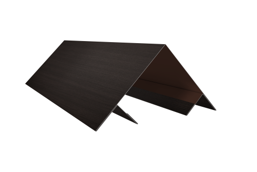 Планка угла внешнего составная верхняя 0,45 Print Elite Coffee Wood TwinColor (3м)