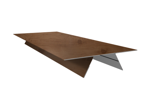 Планка стыковочная составная верхняя 0,45 Print Premium Pine Wood Fresh (3м)