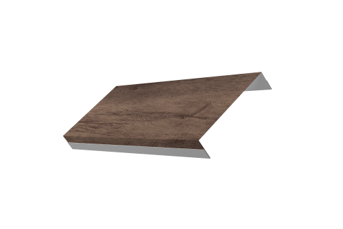 Ламель обратная 125 забора жалюзи Texas Grand Line 0,45 Print Premium Almond Wood Fresh
