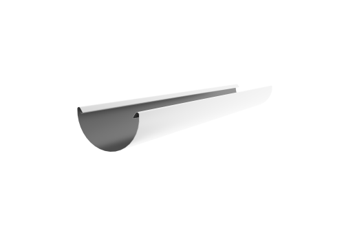 Желоб полукруглый Optima 185 мм 3м RAL 9003
