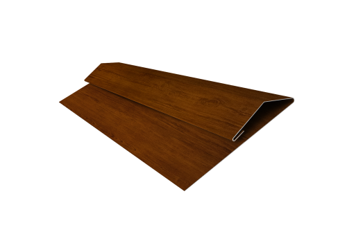 Планка стартово-финишная Экобрус Grand Line 0,45 Print-Double Premium Golden Wood Intense F (3м)