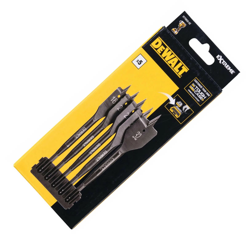 Набор перьевых свёрл по дереву DeWalt DT70833-QZ (5 шт)