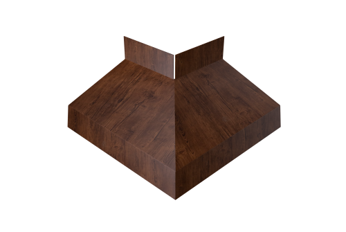 Угол отлива внешний 70 Grand Line 0,45 Print Premium с пленкой Cherry Wood Fresh TwinColor