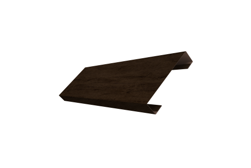 Ламель лицевая 100 забора жалюзи Texas Grand Line 0,45 Print Elite Antique Wood TwinColor