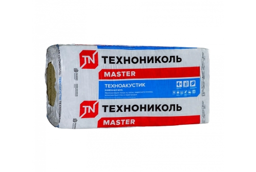 Утеплитель Техноакустик 1200х600х100 (4,32м2, 0,432м3, 6шт/пач. 16пач/пал)