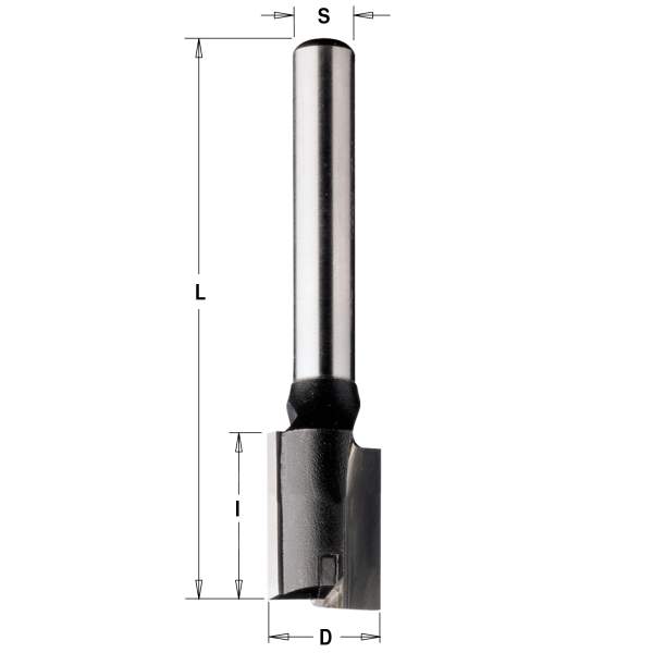 Фреза пазовая CMT 8x30x70 RH, Z2+1, S8