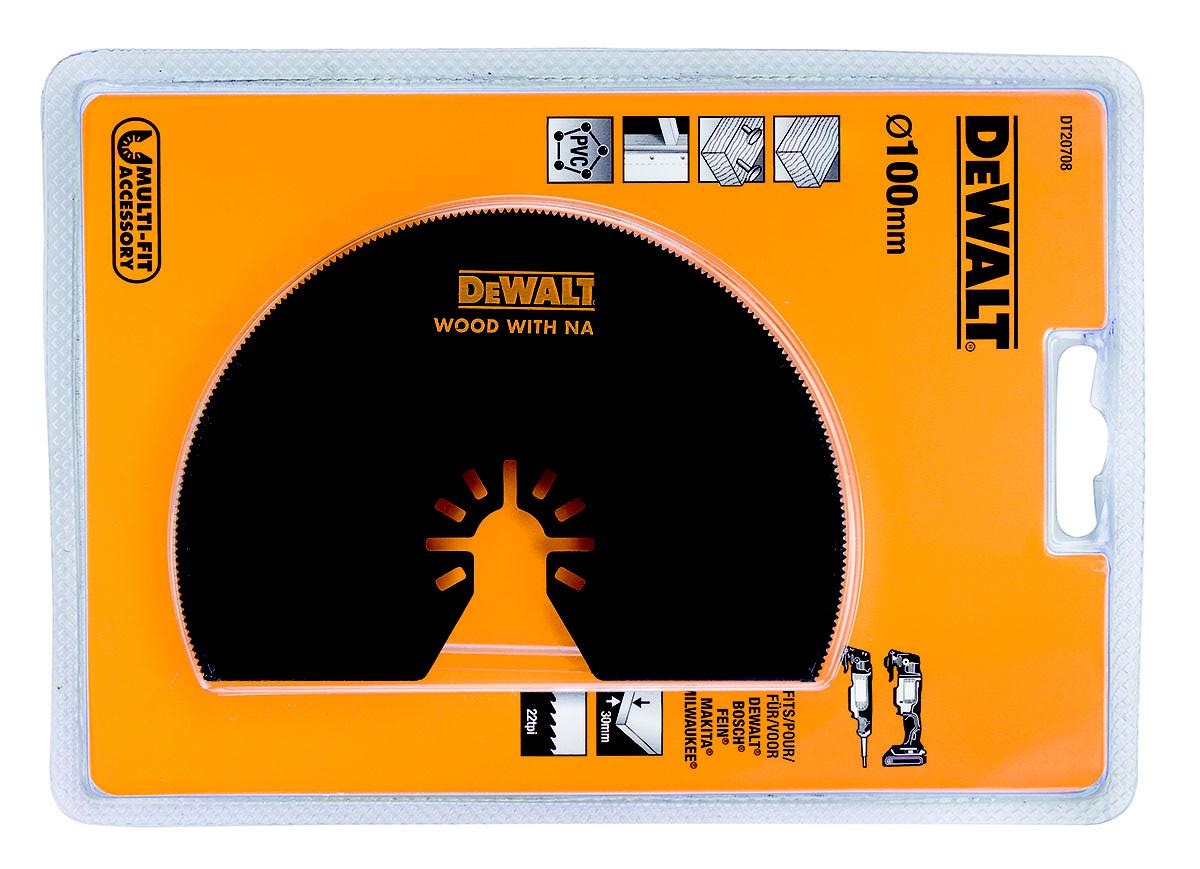 Радиальное пильное полотно DeWalt 100 мм