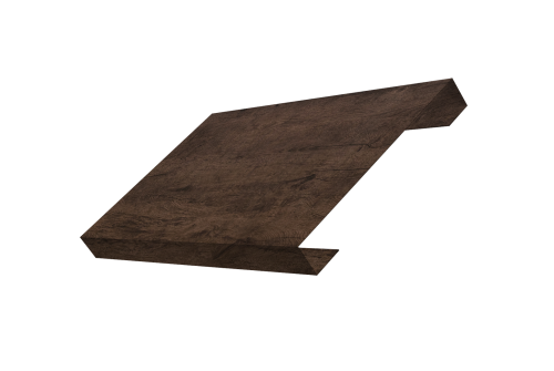 Ламель лицевая 150 забора жалюзи Texas Grand Line 0,45 Print-Double Premium Antique Wood