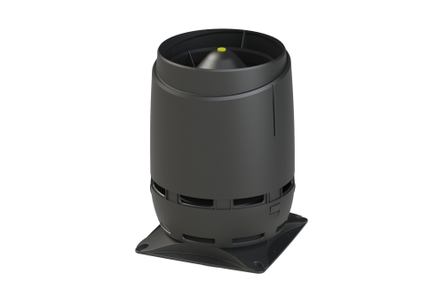 Выход вентиляционный Vilpe Flow 160S с основанием 300x300 черный