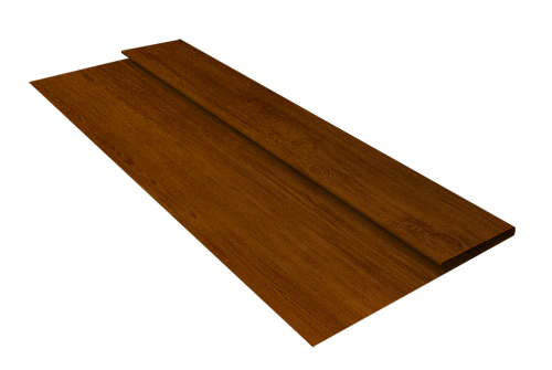 Планка стартовая Блок-Хаус new Grand Line 0,45 Print-Double Premium Golden Wood Intense F (3м)