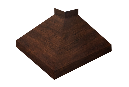 Угол отлива внешний 200 Grand Line 0,4 Print Premium с пленкой Cherry Wood Dark FTC