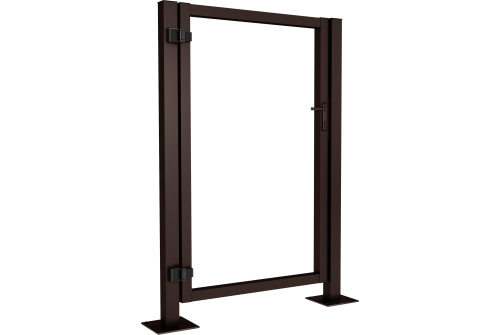 Калитка Жалюзи Puma Lock 2,0х1 RAL 8017 без заполнения тип А