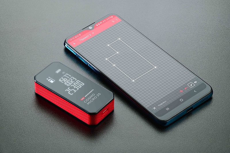 КОМПЛЕКТ лазерный уровень CUBE MINI + дальномер MICRO 25 ADA