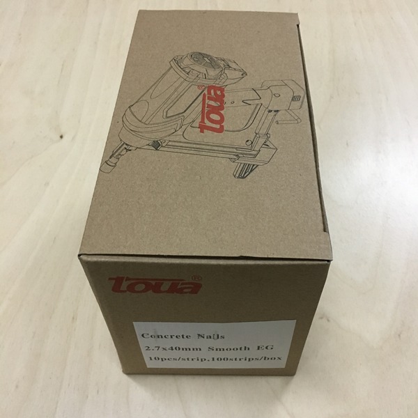 Гвозди по бетону Toua CN 2,7х40 мм (1000 шт)