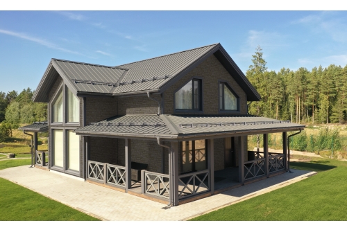 Фасадная панель Grand Line Сланец Design Plus сандал