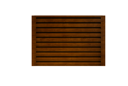 Ламель забора жалюзи Milan Slim Grand Line 0,45 Print-Double Premium Golden Wood Intense F