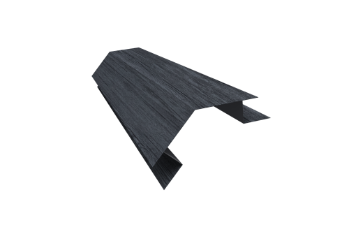 Планка угла внешнего сложного 135 градусов Блок-Хаус new Grand Line 0,45 Print Premium Grey Wood TwinColor (3м)