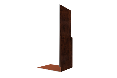 Планка приемная оконная Grand Line 0,45 Print Elite Cherry Wood TwinColor (3м)