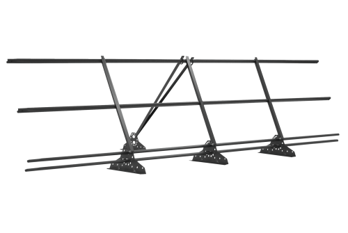 Ограждение кровельное со снегозадержателем на фальц Grand Line 0,9х3м RAL 9006