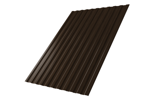 Профнастил С8A v01 Grand Line 0,45 Print Elite Coffee Wood TwinColor