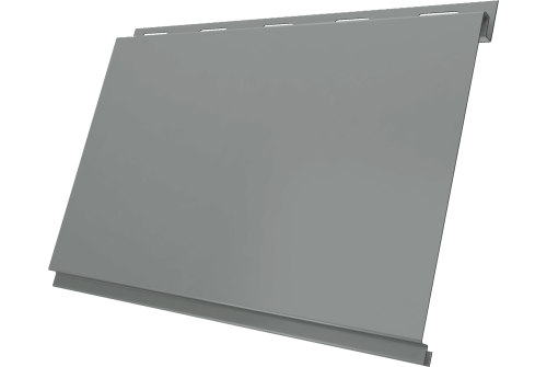 Вертикаль 0,2 classic Grand Line 0,45 PE с пленкой RAL 9006 бело-алюминиевый