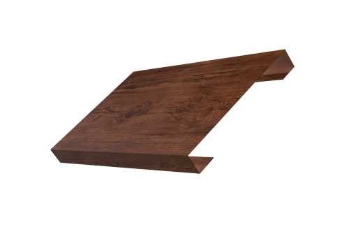 Ламель лицевая 150 забора жалюзи Texas Grand Line 0,45 Print Premium Cherry Wood Fresh TwinColor