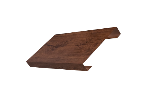 Ламель лицевая 125 забора жалюзи Texas Grand Line 0,45 Print Premium Cherry Wood Fresh TwinColor