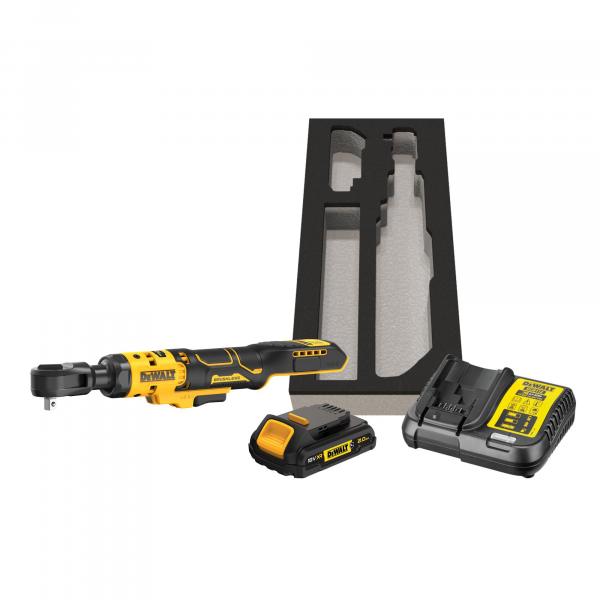 Аккумуляторный угловой гайковерт DeWalt DCF513D1G-QW