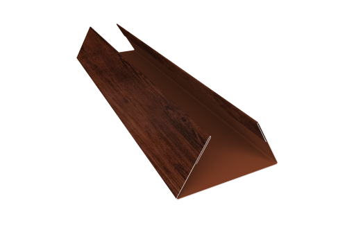 Планка стыковочная составная нижняя 0,45 Print Elite Cherry Wood TwinColor (2м)