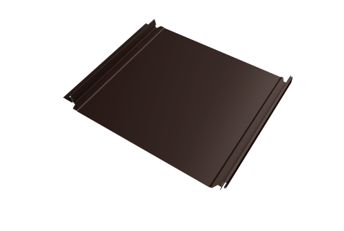 Кликфальц Double Pro Grand Line 0,5 Satin с пленкой на замках RAL 8017 шоколад