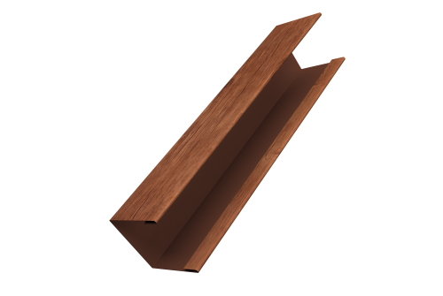 Крышка для забора жалюзи Milan Slim Grand Line 0,45 Print Premium Rowan Wood Intense FTC (2м)