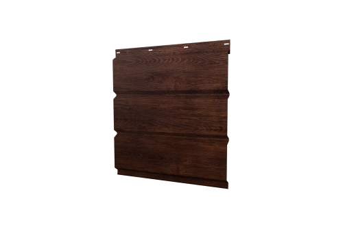 Софит металлический Классик Grand Line без перфорации 0,45 Print Premium с пленкой Cherry Wood Fresh TwinColor